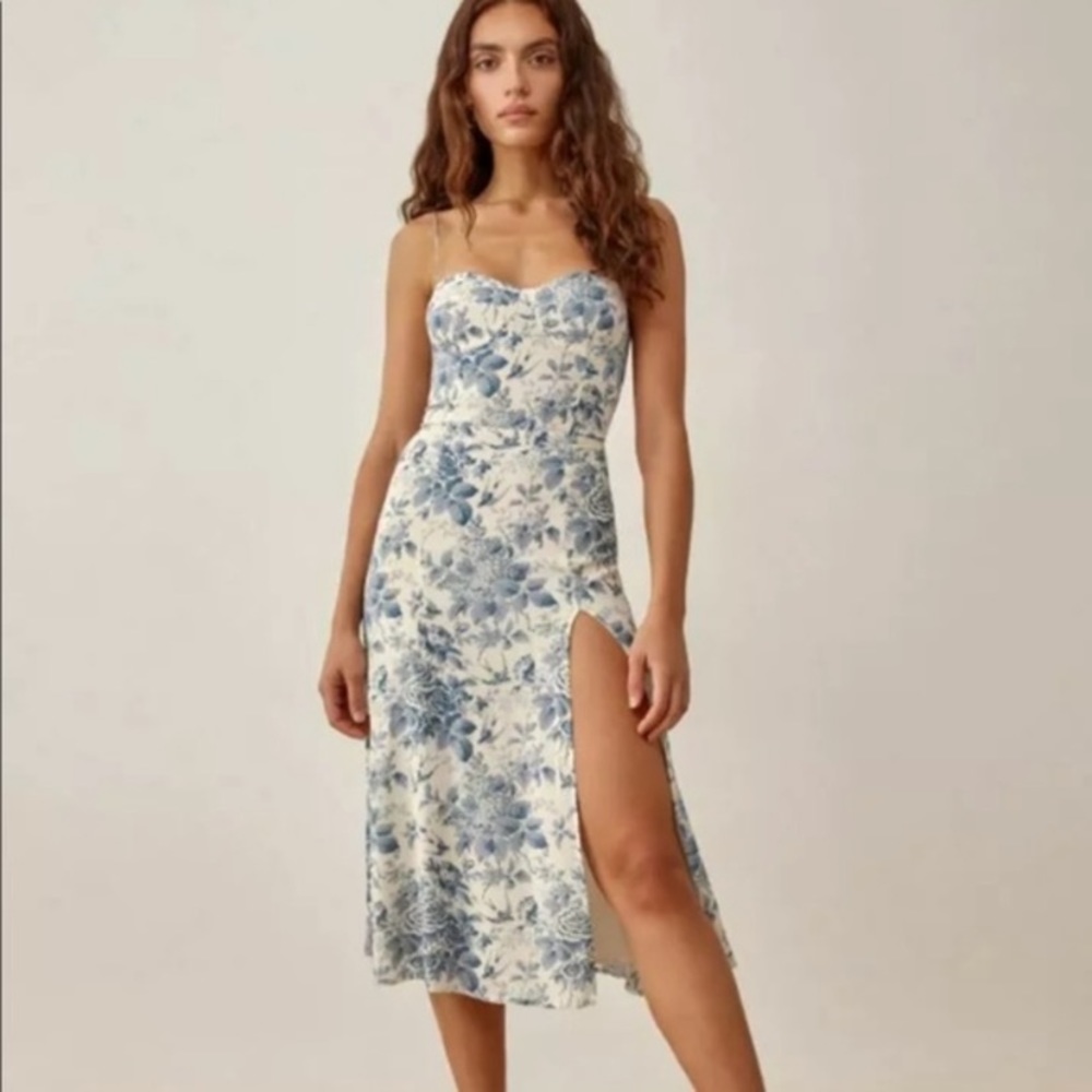 NWT Reformation Juliette Dress Pompadour